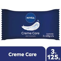 Nivea Jabon Humectante Creme Care 3 Unidades 125 g C/U