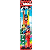 Gum Cepillo Dental Miraculous Ladybug +3 Suave (2 Unidades)