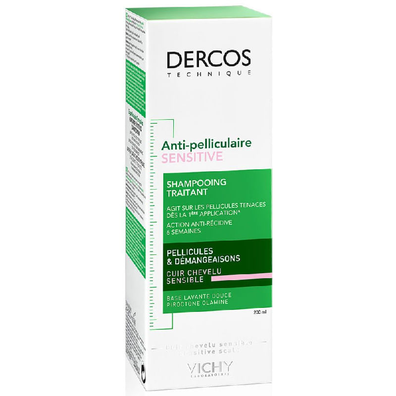 Vichy Dercos Champu Cuero Cabelludo Sensible Anti Caspa 200 Ml