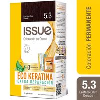 Issue Coloracion En Crema Kit Eco Keratina (5.3 Castaño Claro Dorado)