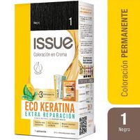 Issue Coloracion En Crema Kit Eco Keratina (1 Negro)