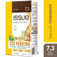 Issue Coloracion En Crema Kit Eco Keratina (7.3 Rubio Dorado)