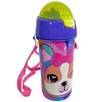 Mushi Simones Botella Infantil Plástica Con Correa (1 Unidad)