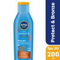 Nivea Protect & Bronze FPS 30 200 ml