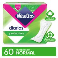 Nosotras Protectores Diarios Normal 60 Unidades