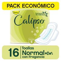 Calipso Toallas en bolsita Individual Normal Con Fragancia 16 Unidades