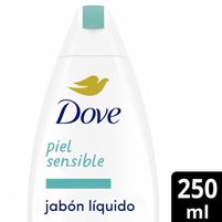 Dove Jabón Líquido Piel Sensible Hipoalergenico Con Glicerina 250 ml