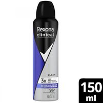 Rexona Clinical Antitranspirante Aerosol Clean 150 ml