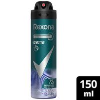 Rexona Antitranspirante Aerosol Men Sensitive 150 ml
