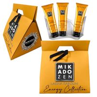 Karina Rabolini Mikado Zen Energy Set Trio (Body Milk Nutritiva/Scrub Natural De Arroz Nutritivo/Shower Gel Nutritivo + Beauty Organizer)