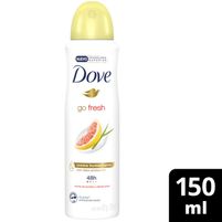 Dove Antitranspirante Aerosol Go Fresh Aroma Pomelo Y Hierba Limón 150 ml