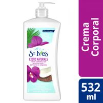 St. Ives Crema Corporal Con Leche De Coco Y Extracto De Orquídea Exotic Naturals 532 ml