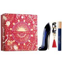 Carolina Herrera (Good Girl EDP 80 ml + Mini Lipstick Satin 310 + Mini Talla 10 ml)