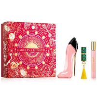 Carolina Herrera Set (Good Girl Blush EDP 80 ml + Mini Lipstick 741 + Mini Talla 10 ml)