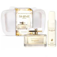 Wellington Polo Club Shine Classic EDP 100 ml + Desodorante En Aerosol 127 ml + Neceser