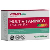 Vitamin Way Suplemento Dietario Multivitamínico y Multimineral 30 Comprimidos Recubiertos