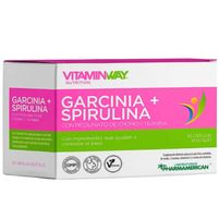 Vitamin Way Suplemento Dietario Garcinia + Spirulina 60 Cápsulas Vegetales