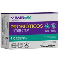 Vitamin Way Suplemento Dietario Probióticos + Prebiótico 30 Cápsulas Vegetales