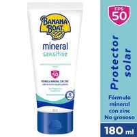 Banana Boat Loción Protectora Solar Mineral Sensitive FPS 50 180 ml