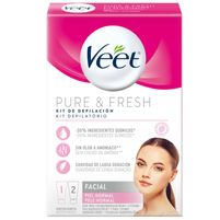 Veet Kit De Depilación Facial Piel Normal Pure & Fresh
