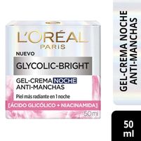 Loreal Glycolic-Bright Gel-Crema Noche 50 ml