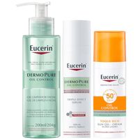 Eucerin Combo Rutina Piel Grasa Con Manchas Post Acné