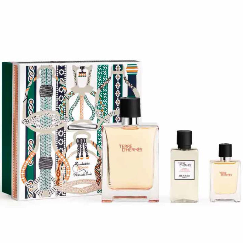 Hermés Set Terre D´Hermes EDT 100 ml After Shave Lotion 40 ml Mini  Talla 12,5!