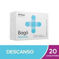 Bagó Sumplemento Dietario Descanso 20 Comprimidos