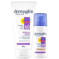 Dermaglós Kit Protector Solar Efecto Seco + Tono Claro