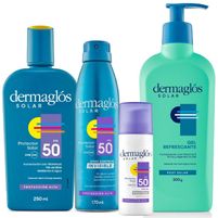Dermaglós Kit Protector Solar Completo FPS 50