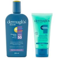 Dermaglós Kit Protector Solar  + Gel Post Solar 50 g