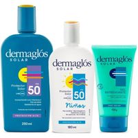 Dermaglós Kit Protector Solar FPS 50 + Gel Post Solar