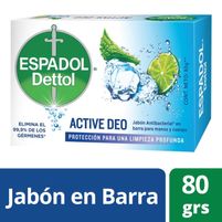 Espadol Jabón en Barra Active Deo 80 grs