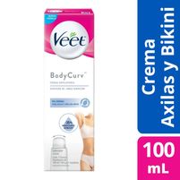 Veet Crema Depilatoria Para Axilas y Áreas del Bikini  100 ml
