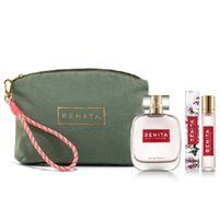 Benito Fernandez - Benita EDP 100 ml + Sobre Tussor + Travel Spray 18 ml + Llavero!