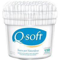 Q Soft Hisopos Flexibles Descartables 150 Unidades