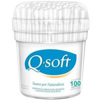 Q Soft Hisopos Flexibles Descartables Ecológicos 100 Unidades
