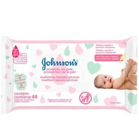 Johnson´s Toallitas Húmedas Hipoalergénicas - Protección De La Piel 48 Unidades
