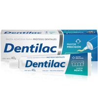 Dentilac Pasta Adhesiva Para Prótesis Dentales -Sabor Menta 40 g