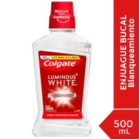 Colgate Enjuague Bucal Luminous White 500 ml