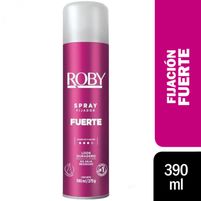 Roby Spray Fijador Fuerte Look Duradero 390 ml