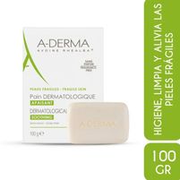 A-Derma Jabón Dermatológico Sin Perfume 100 g