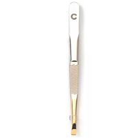 Basicare Pinza Depilatoria Acero Inoxidable Punta Recta - Tweezers