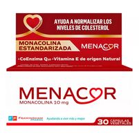 Menacor Suplemento Dietario 30 Cápsulas
