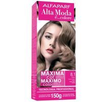 Alta Moda Kit Coloración 8.1 Visón - Rubio Claro Ceniza