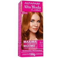 Alta Moda Kit Coloración 8.4 Cobre Rubio Claro
