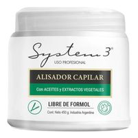 System 3 Alisador Capilar Con Aceites Y Extractos Vegetales 450 g