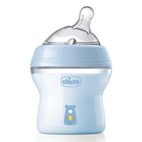 Chicco Mamadera Natural Feeling 0+ Celeste 150 ml