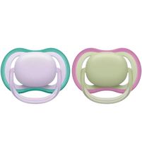 Avent Chupetes Ultra Air Liso 0-6 m (2 Unidades)