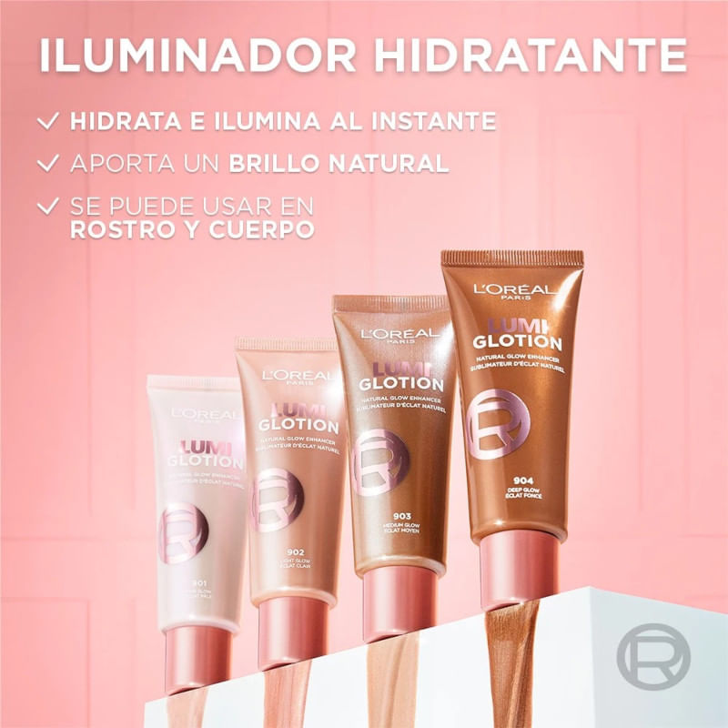 Loreal-Iluminador-Multiusos-Lumi-Glotion--901-Fair-Glow-Eclat-Tres-Clair--40-ml